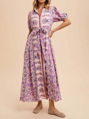 Floral Shirt Dress