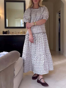 Floral Print Midi Dress