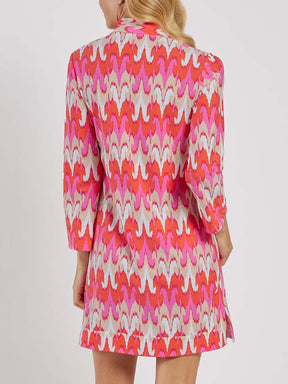 V-Neckline Mini Dress