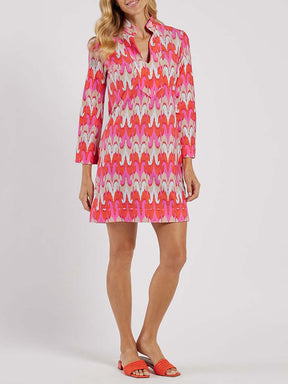 V-Neckline Mini Dress