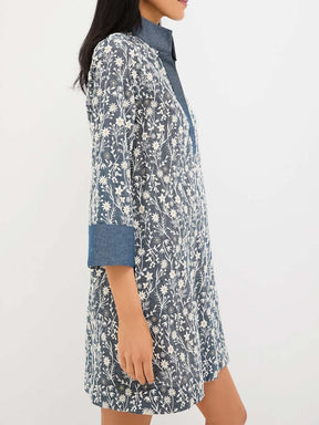A-line Shift Silhouette Mini Dress
