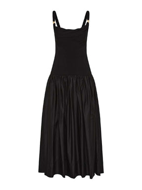 Twist Neckline Dress
