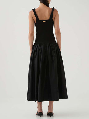 Twist Neckline Dress