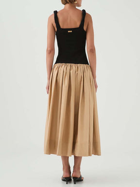 Twist Neckline Dress