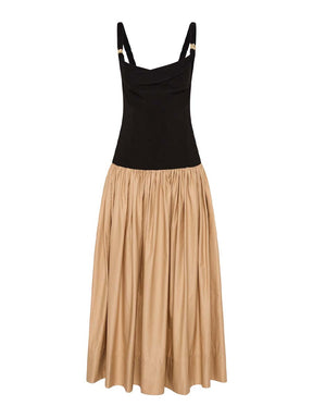 Twist Neckline Dress