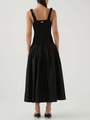 Twist Neckline Dress