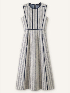 Textured Stripe Maxi Dress