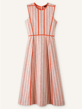 Textured Stripe Maxi Dress