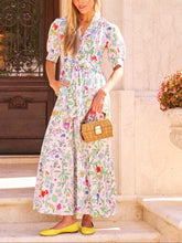 Gathered Sleeves Dress