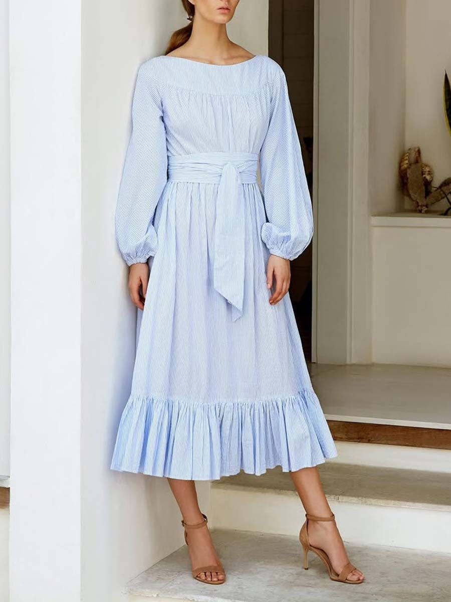 Cotton Stripe Dress