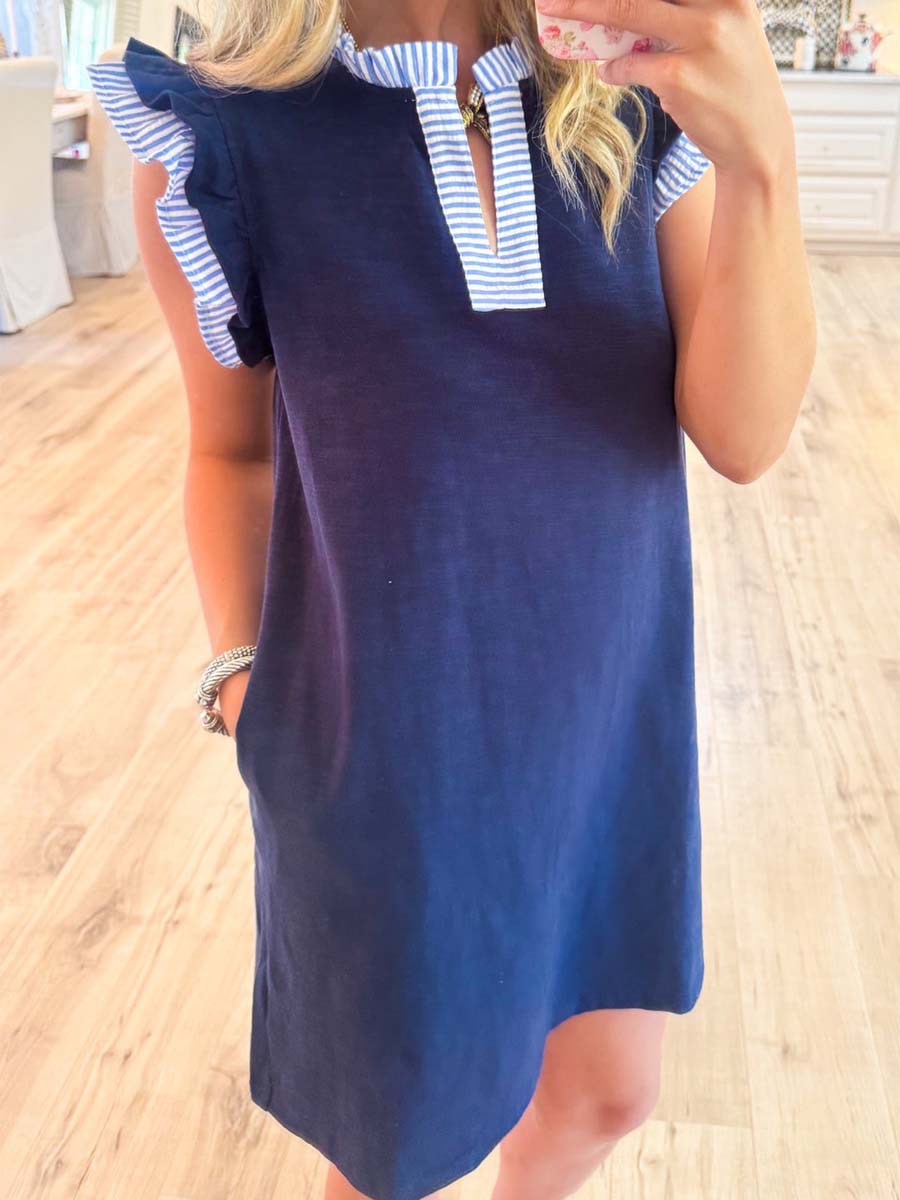 Solid Close-Up Dress