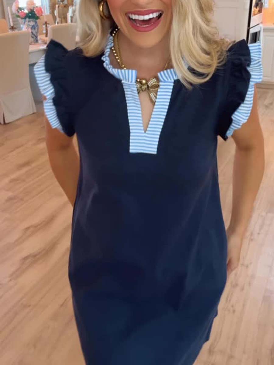 Solid Close-Up Dress