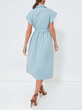 Short Wing Sleeve Dress