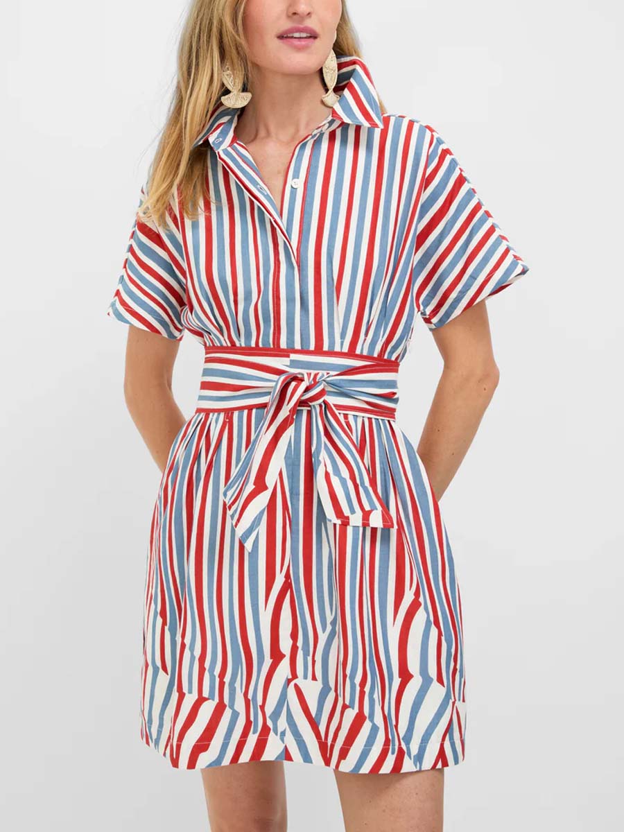 Stripe Mini Callie Dress