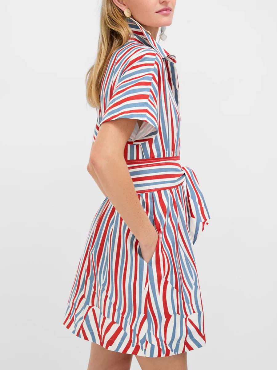Stripe Mini Callie Dress