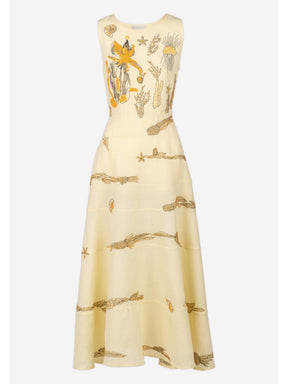LINEN JELLYFISH DRESS