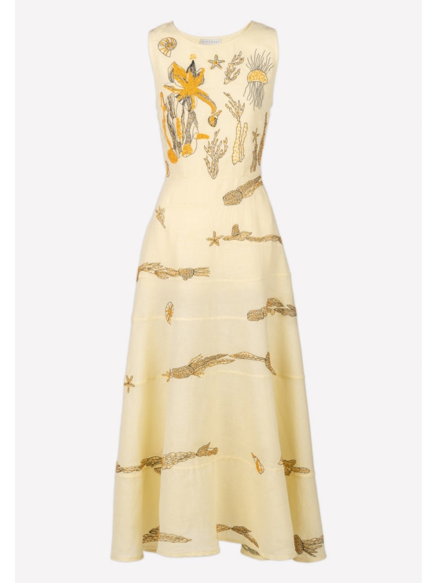 LINEN JELLYFISH DRESS