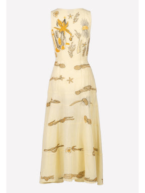 LINEN JELLYFISH DRESS