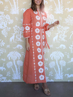 Linen Kaftan With Belt