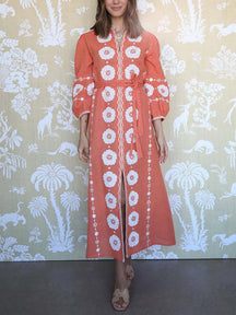 Linen Kaftan With Belt