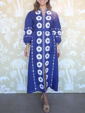 Linen Kaftan With Belt