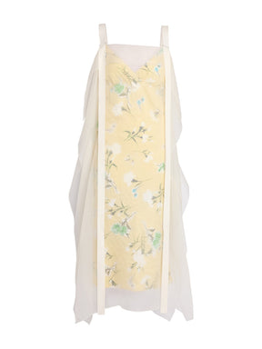 V-Neck Slip Midi Dress
