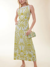 Palm Floral Midi Dress
