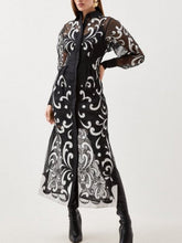 Applique Details Maxi Dress