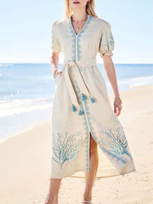Floral Vacation Midi Dress