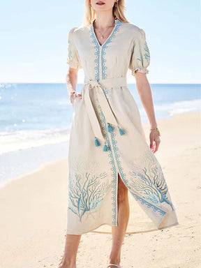 Floral Vacation Midi Dress