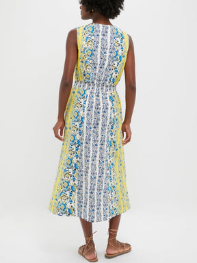 Goldenrod Chintz Stripe Dress