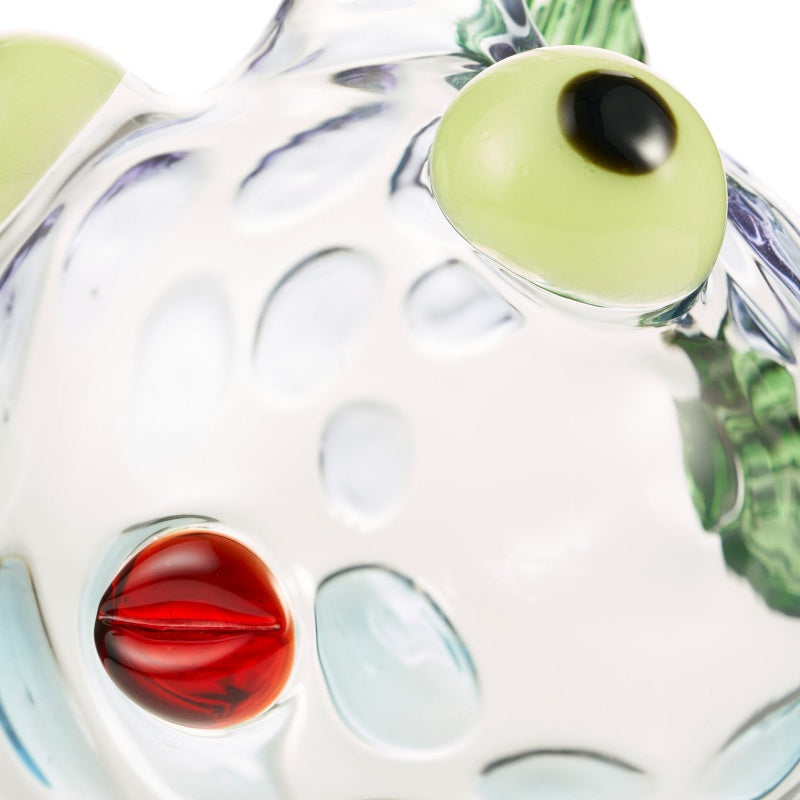 Handblown Glass Octopus Dotfish Decanter