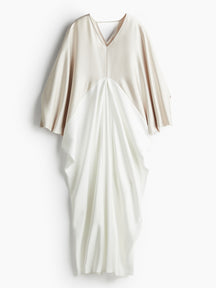 Satin kaftan dress