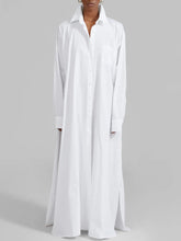 Oversized Fit Shirt Dress