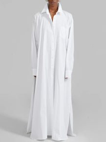 Oversized Fit Shirt Dress