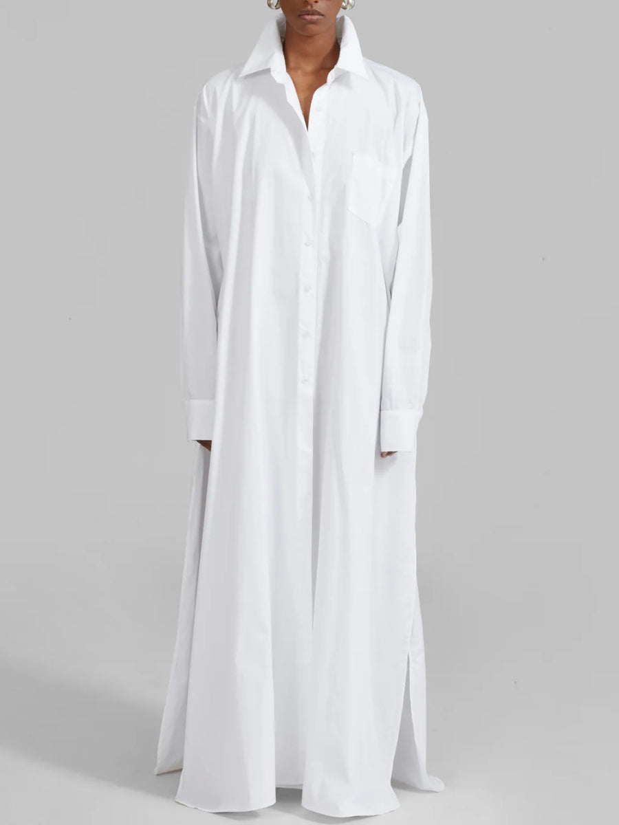 Oversized Fit Shirt Dress