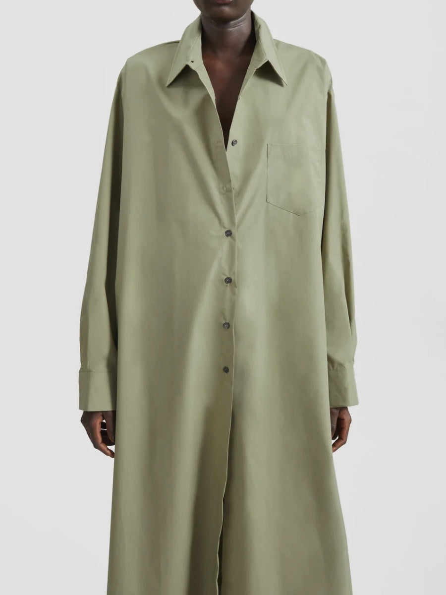 Oversized Fit Shirt Dress