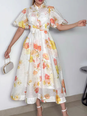 Puff Sleeve Dress