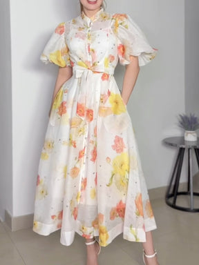 Puff Sleeve Dress