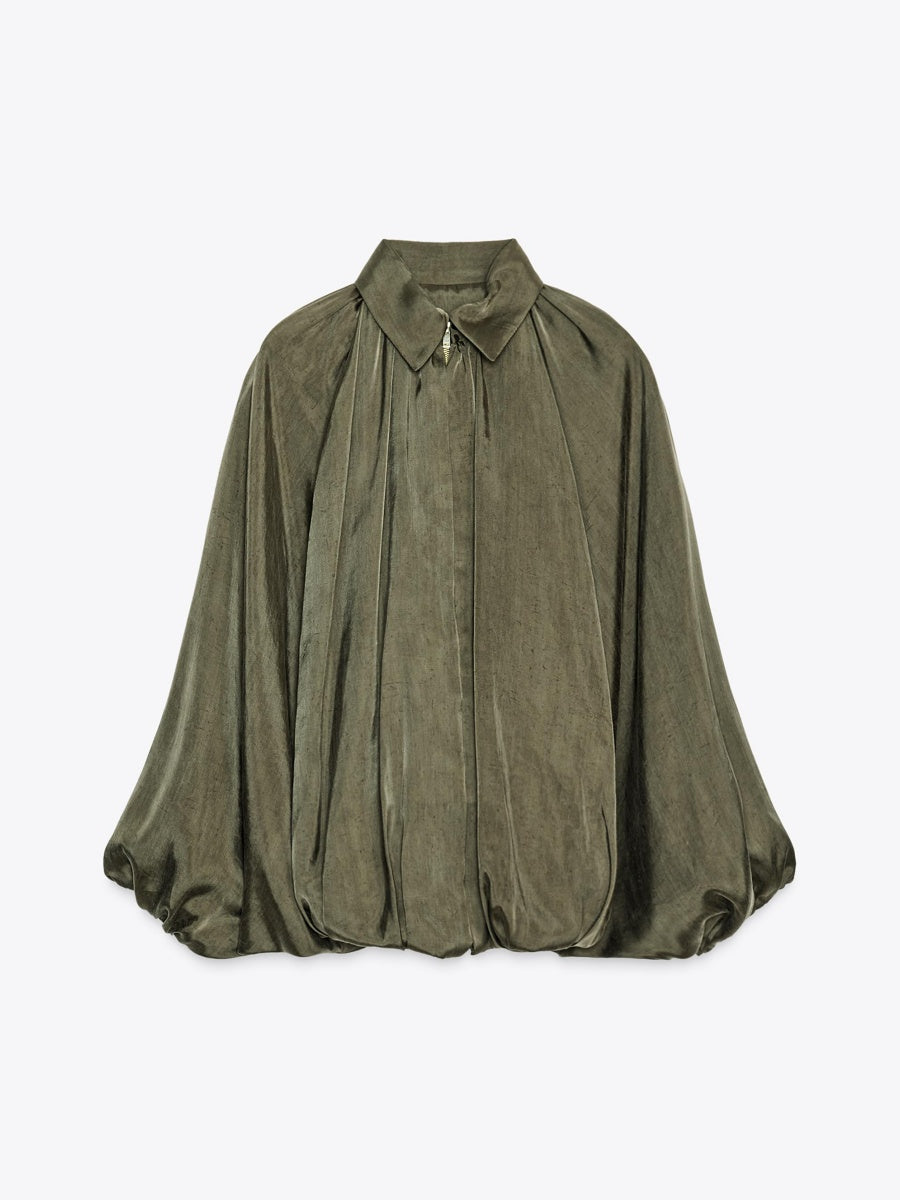 PUFFED BOMBER JACKET