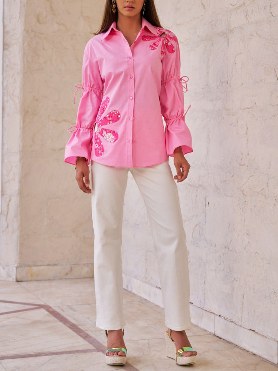 Embroidered Regular Fit Shirt