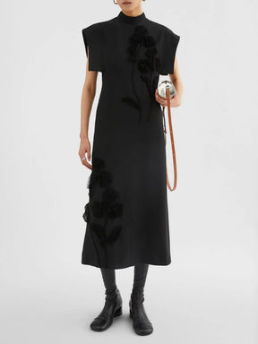 Embroidery Midi Dress