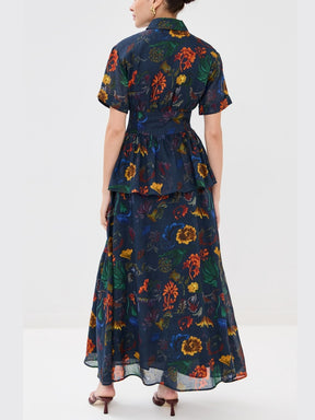 Floral Print Maxi Dress