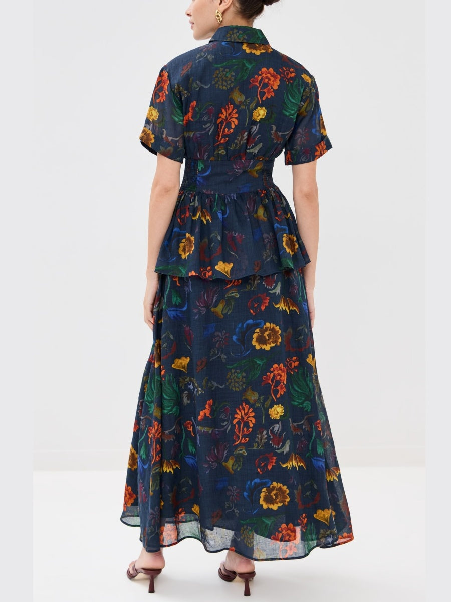 Floral Print Maxi Dress