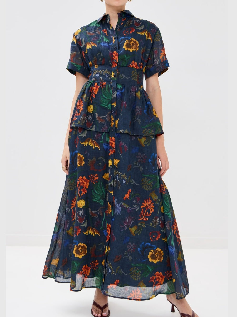 Floral Print Maxi Dress