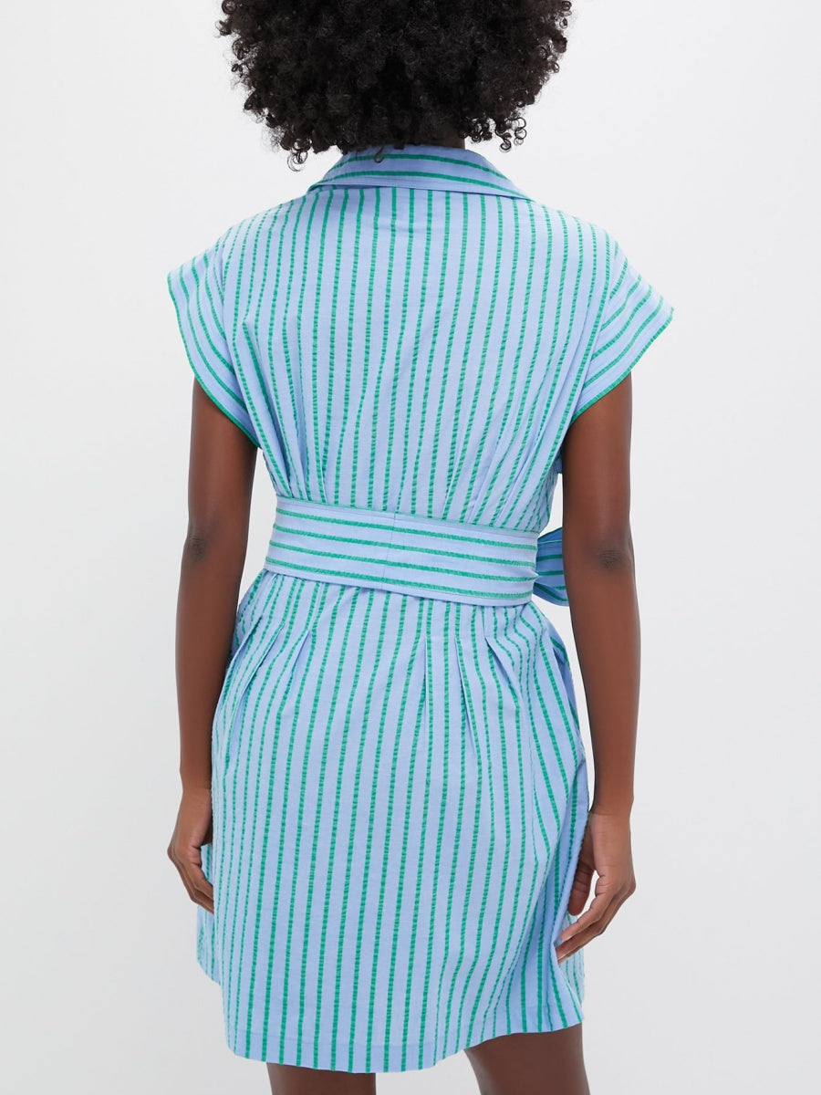 Seersucker Mini Dress
