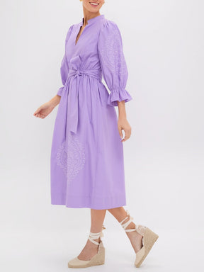 Embroidery Midi Dress