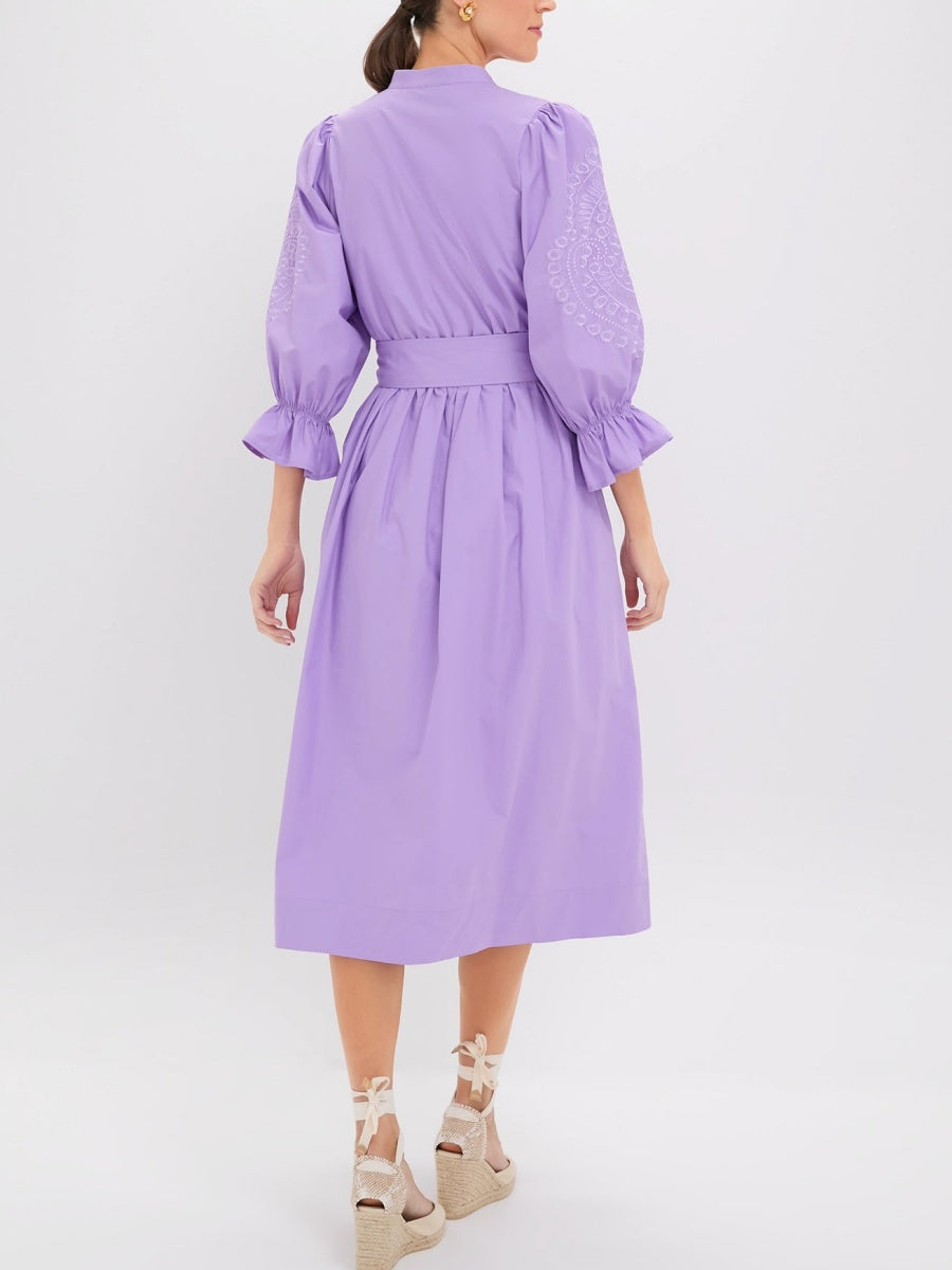 Embroidery Midi Dress