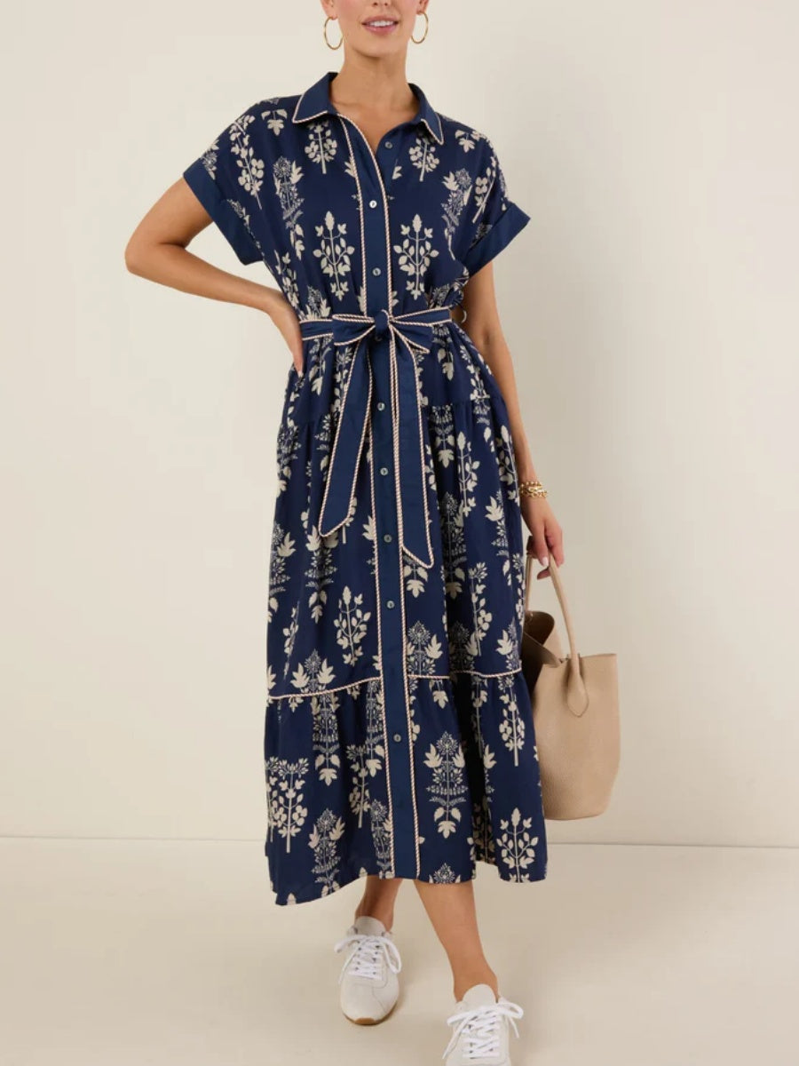 Allover Floral Print Dress