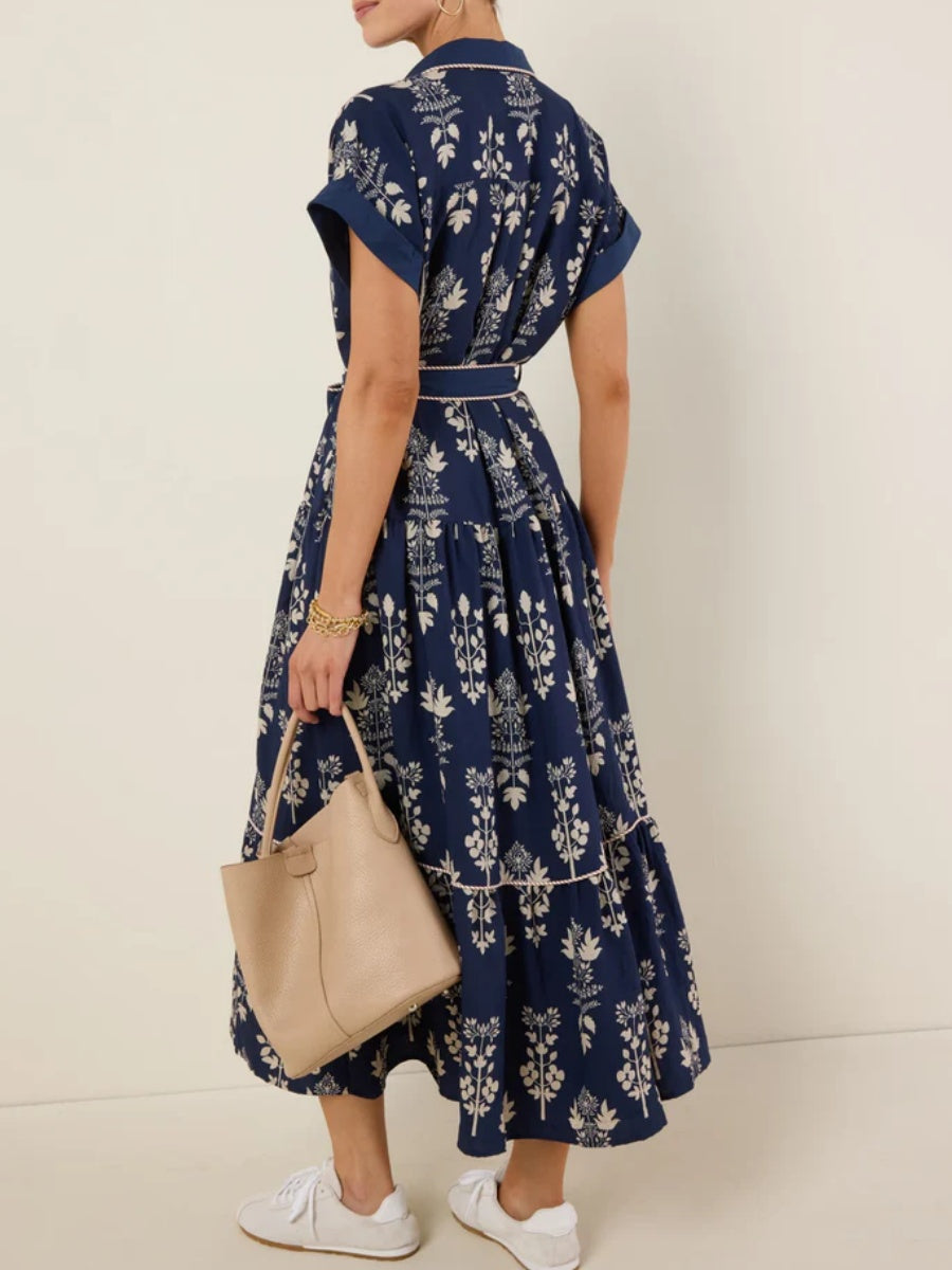 Allover Floral Print Dress